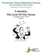 Columbia, The Gem of the Ocean Concert Band sheet music cover